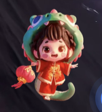 子比主题 – 顶部可爱小人挂件-柒月博客